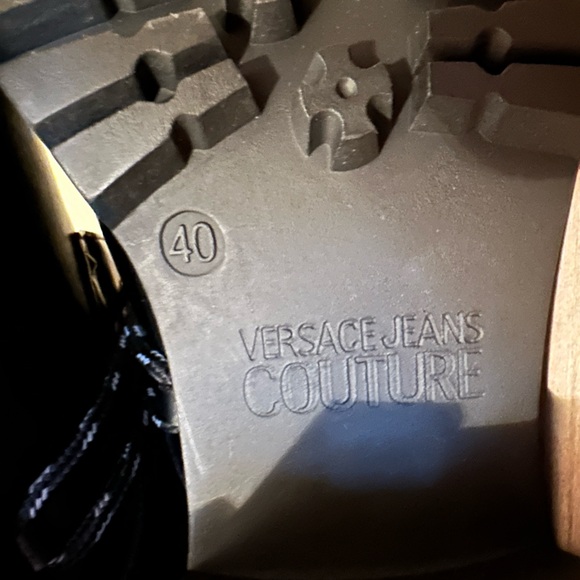 VERSACE JEANS COUTURE combat boots style (NEW) - Picture 2 of 13